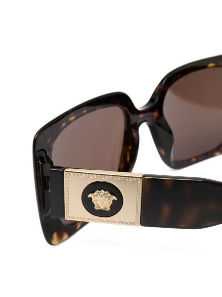 Sluneční brýle Versace Eyewear hnědé