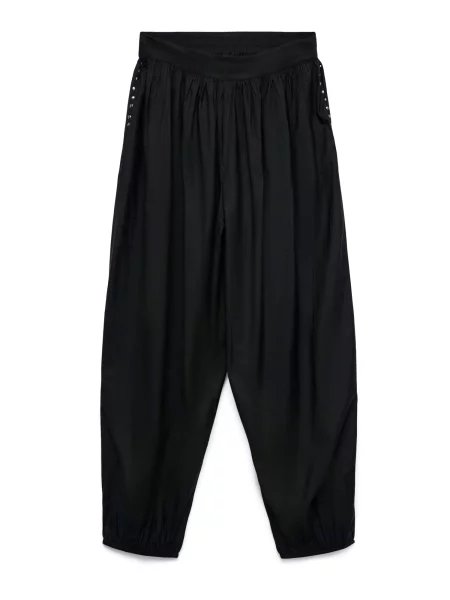VERO MODA Pantaloni largi VMHEATHER' negru