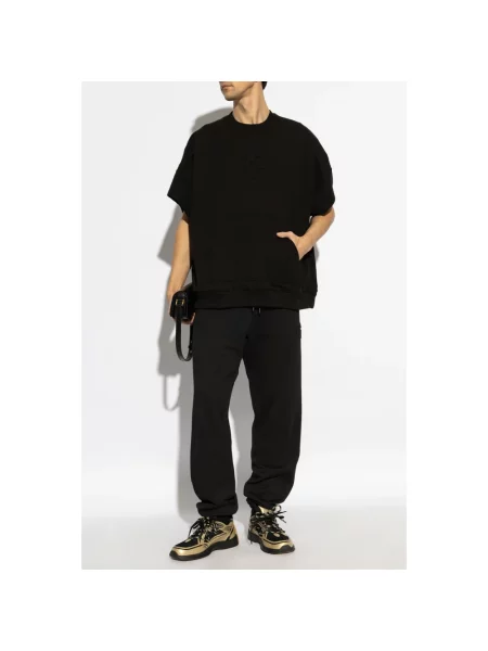 Spodnie dresowe Dolce And Gabbana z logo czarne