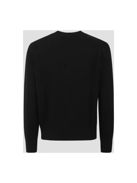Sweter Ami Paris wełniany czarny