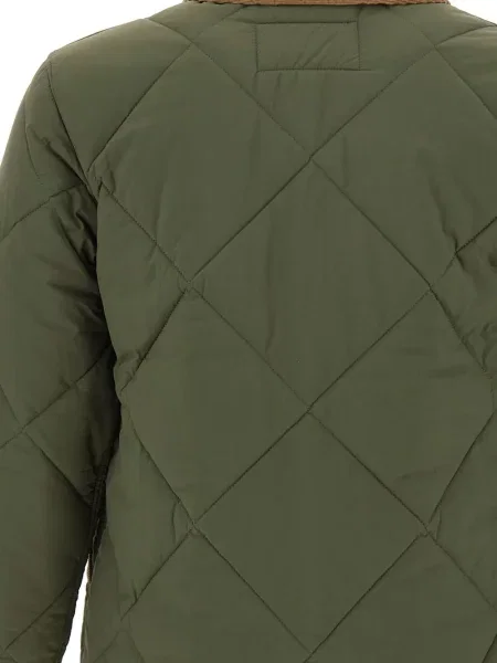 Matlasat scurt geacă Barbour verde