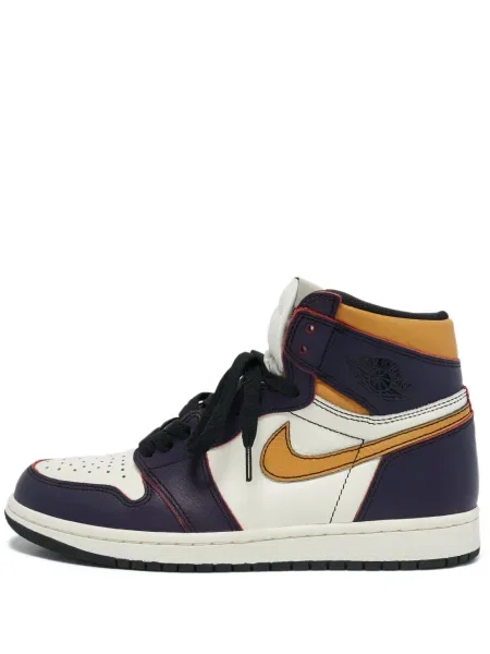 Sneakerși Jordan Air Jordan 1 din piele albastru