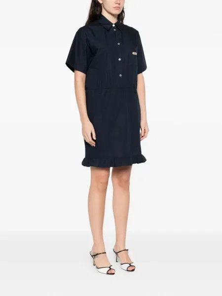 Rochie mini N°21 scurtă de costum albastru