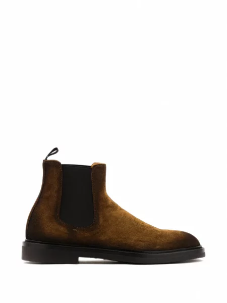 Botine chelsea Officine Creative maro