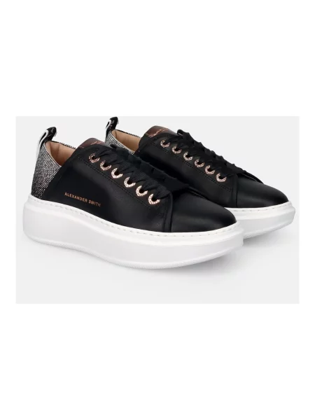 Sneakersy Alexander Smith czarne