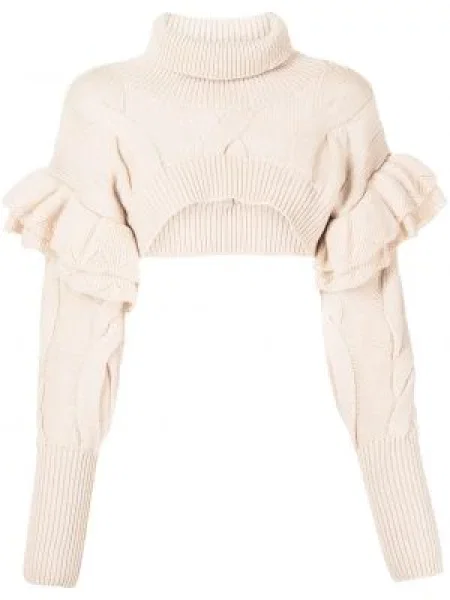 Cropp pulover Onefifteen tricotate roz