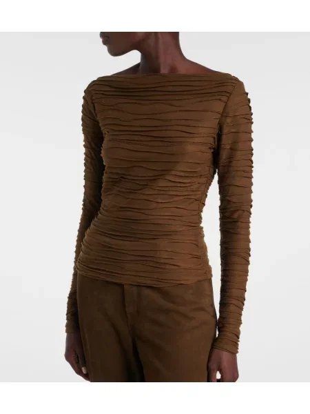 Top Proenza Schouler cu imagine maro