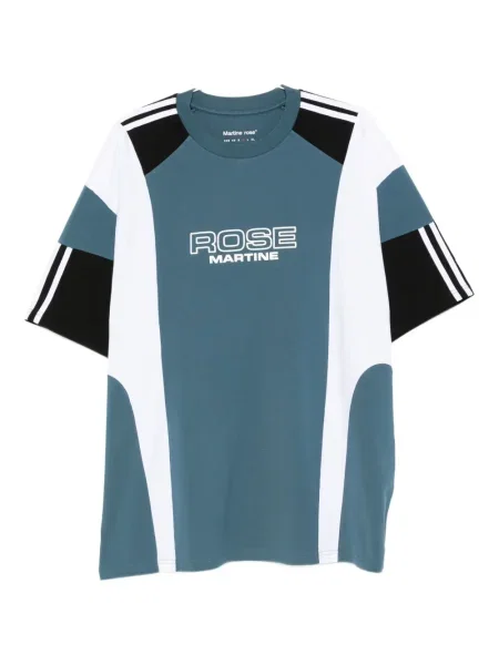 Тениска Martine Rose на райета синьо