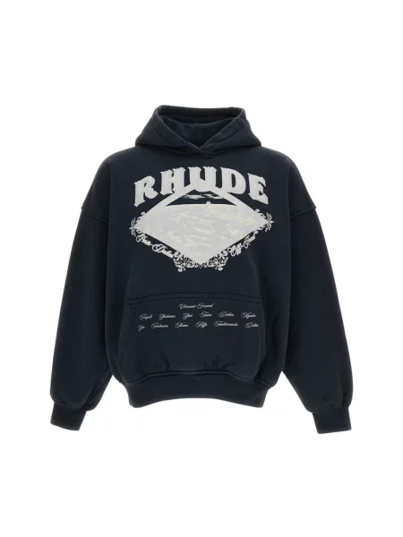 Bluza z kapturem Rhude z kapturem niebieska