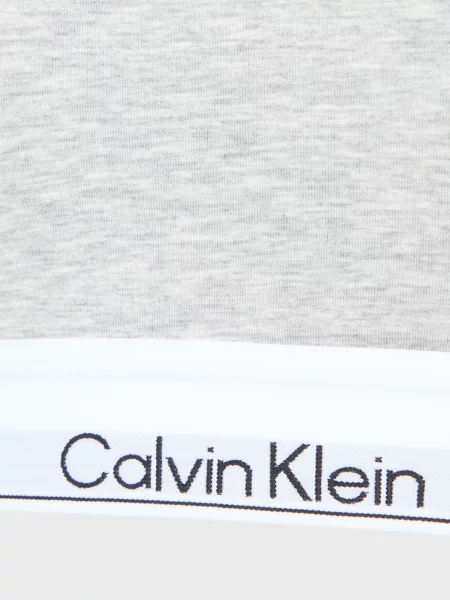 Без підкладки топ Calvin Klein сірий