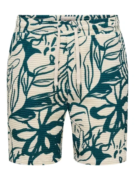 Only & Sons Pantaloni ONSTel Savier / verde închis bej