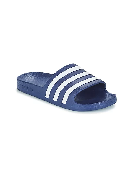 ADIDAS SPORTSWEAR Nizki natikači Adilette Aqua temno / bela modra