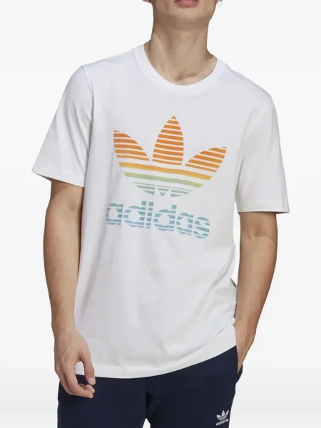 Tricou Adidas alergare din fleece streetstyle gri