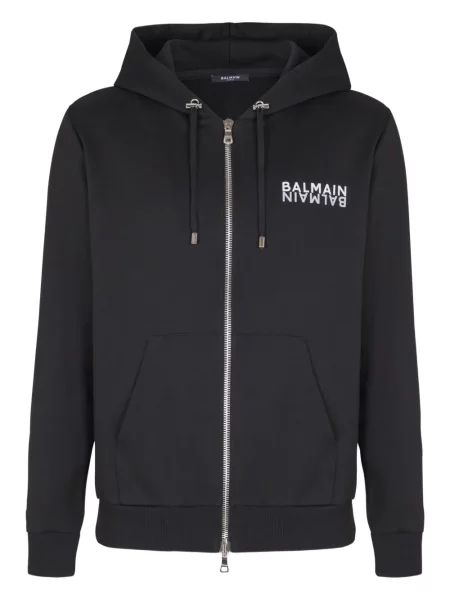 Hanorac cu glugă Balmain negru