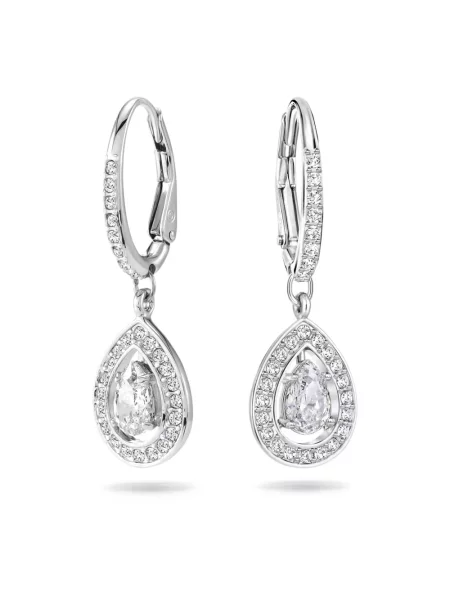 Kolczyki Swarovski szare