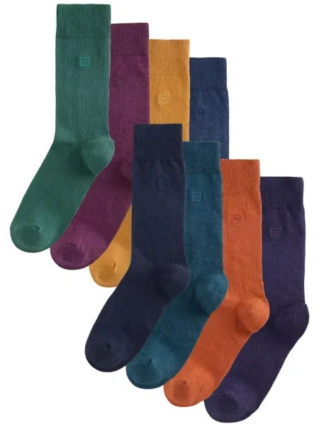 Next Nogavice mornarska / encijan / temno / kari / smaragd / robida / temno liila / mandarina modra