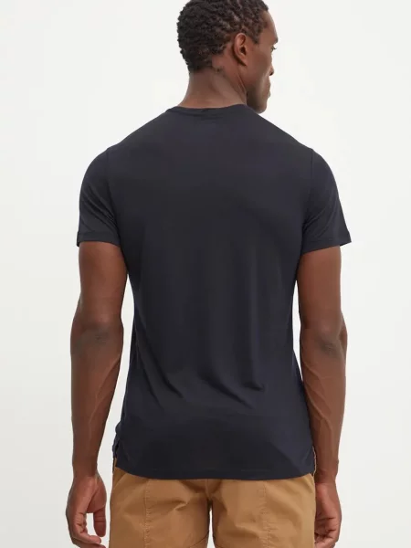 Однотонная футболка Icebreaker из шерсти мериноса черная