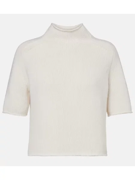 Pulover Lisa Yang din cașmir alb