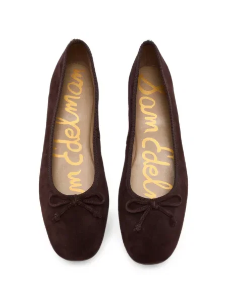 Balerini Sam Edelman din piele de căprioară maro