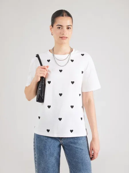 VERO MODA Tričko VMMATTY čierna biela