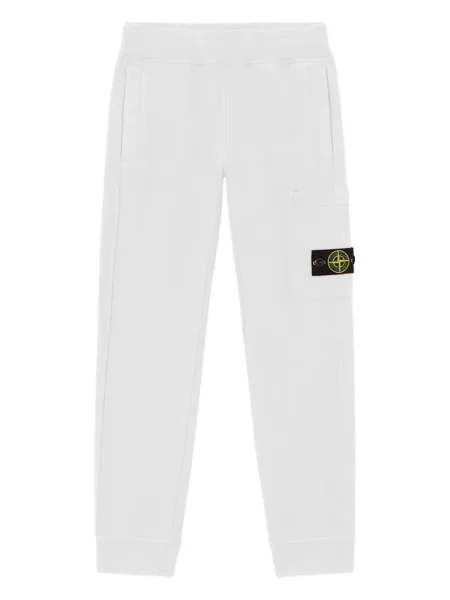 Spodnie dziecięce Stone Island białe