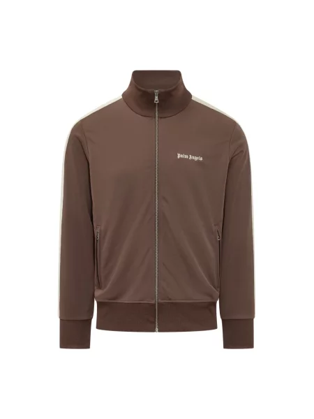 Bluza Palm Angels klasyczna z logo brązowa