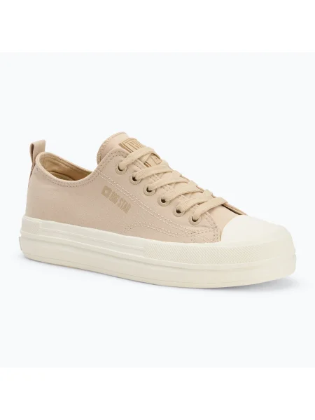 Čipkované tenisky Big Star Shoes biela