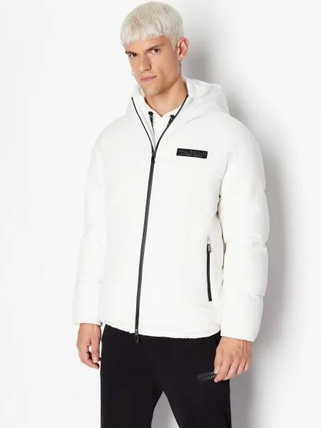 Armani Exchange Пуховик білий