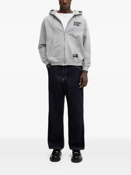Hoodie Neighborhood με κουκούλα γκρι