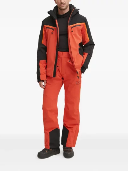 Панталон Ea7 Emporio Armani с принт оранжево