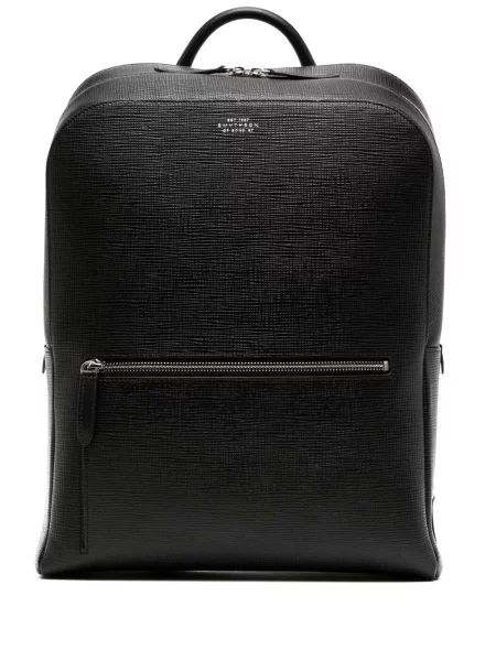 Rucsac Smythson din piele negru