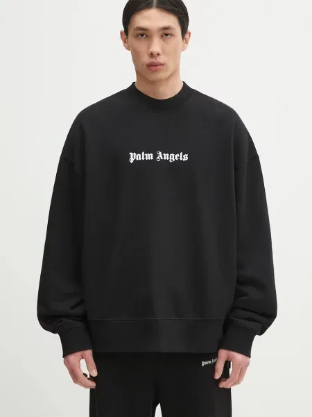 Palm Angels hanorac de Classic Logo cu imprimeu negru