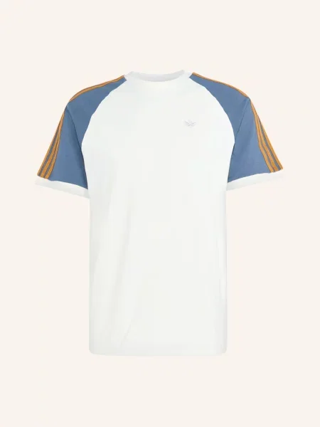 Adidas Originals Tričko Cali krémová / tmavě oranžová modrá