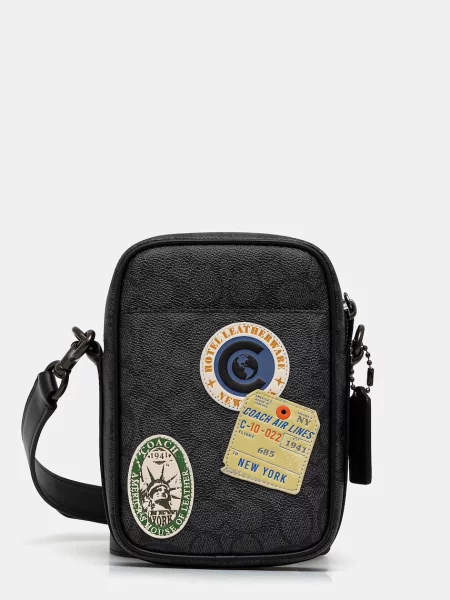 Torbica za okoli pasu Coach Hitch siva