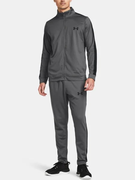 Olcsóbban. Under Armour UA Knit Track Suit castlerock/black férfi tréningruha. Méret: L szürke