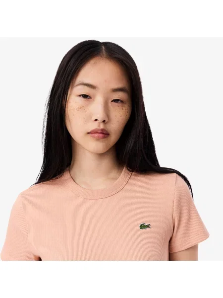 Футболка Lacoste бежевая