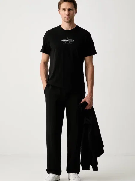 Alpha Industries tričko pánske Foam Middle čierna