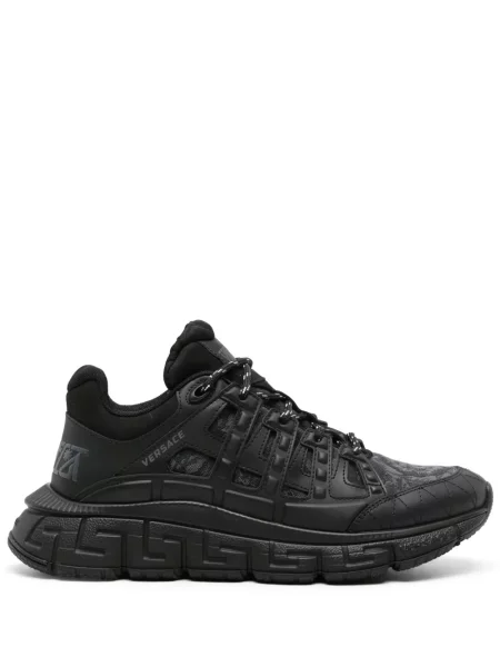 Sneakerși Versace Trigreca din jacard negru