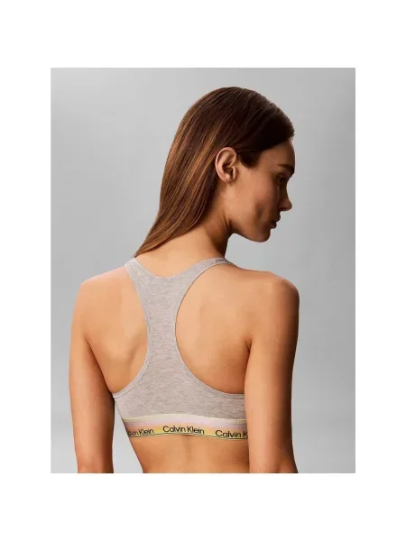 Fără căptușeală sutien bralette Calvin Klein Jeans gri