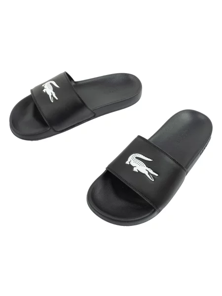 Buty klapki Lacoste Serve Slide białe
