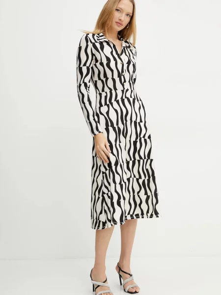 Morgan rochie RVAGUE midi evazati RVAGUE negru