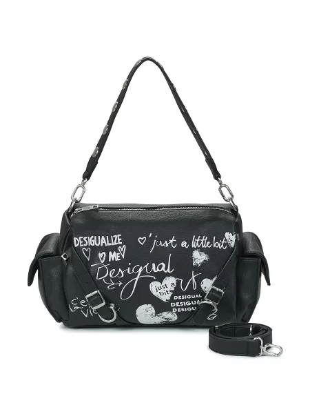 Crossbody torbica Desigual črna