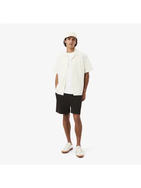 Lacoste T-Shirt Z Okrągłym Dekoltem Classic Fit biały