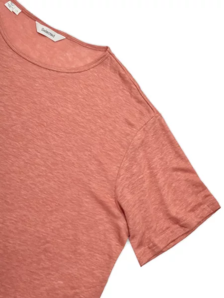 Tricou Selected de in portocaliu