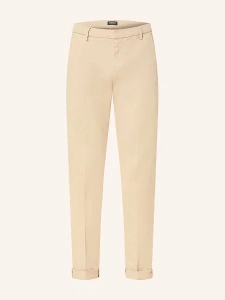 Dondup Chino Kalhoty Gaubert Extra Slim Fit béžová