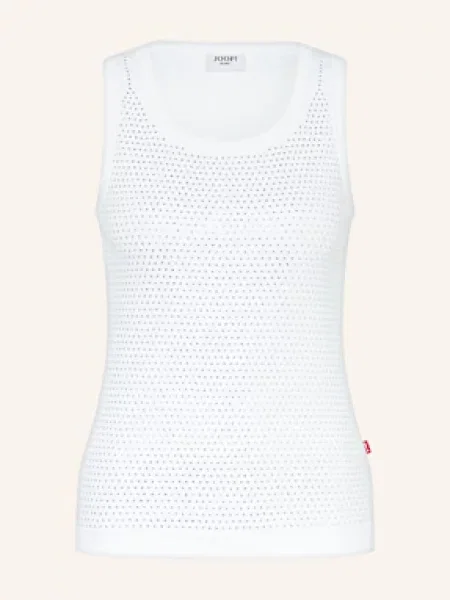 Top Joop! Jeans biały