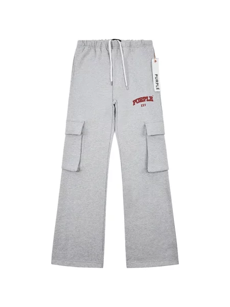 Pantaloni cargo Purple Brand gri