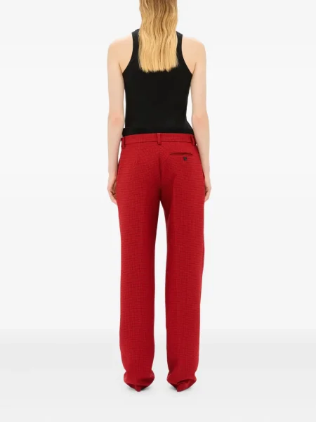 Pantaloni Msgm cu imagine roșu
