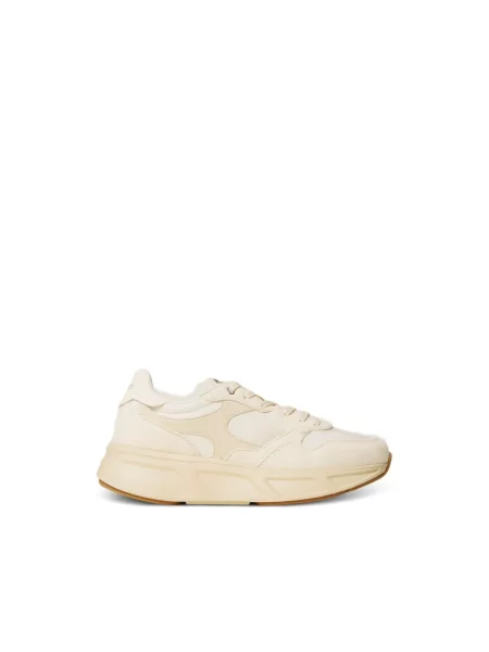Sneakersy Twinset zamszowe beżowe