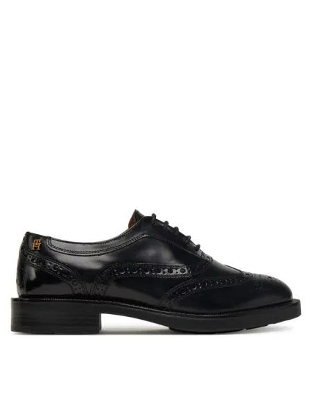 Tommy Hilfiger Oxford čevlji Brogue črna